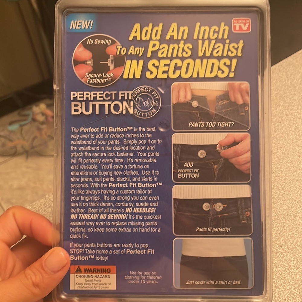 Perfect Fit Button - Picture 3 of 3